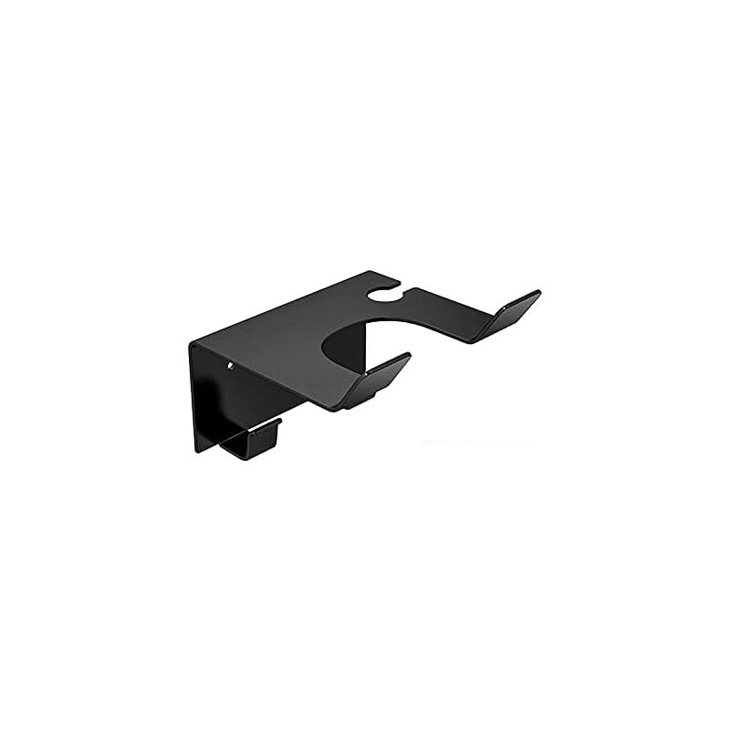 foto del prodotto porta asciugacapelli, porta asciugacapelli in acciaio inossidabile, porta asciugacapelli a parete, porta piastra per capelli nero porta