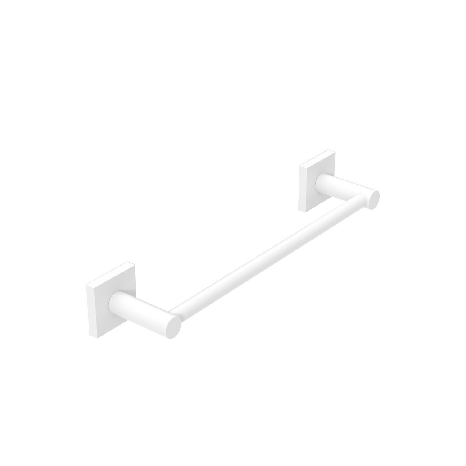 foto del prodotto porta asciugamani 30 cm da parete bianco opaco in acciaio verniciato mod. hotel maison white