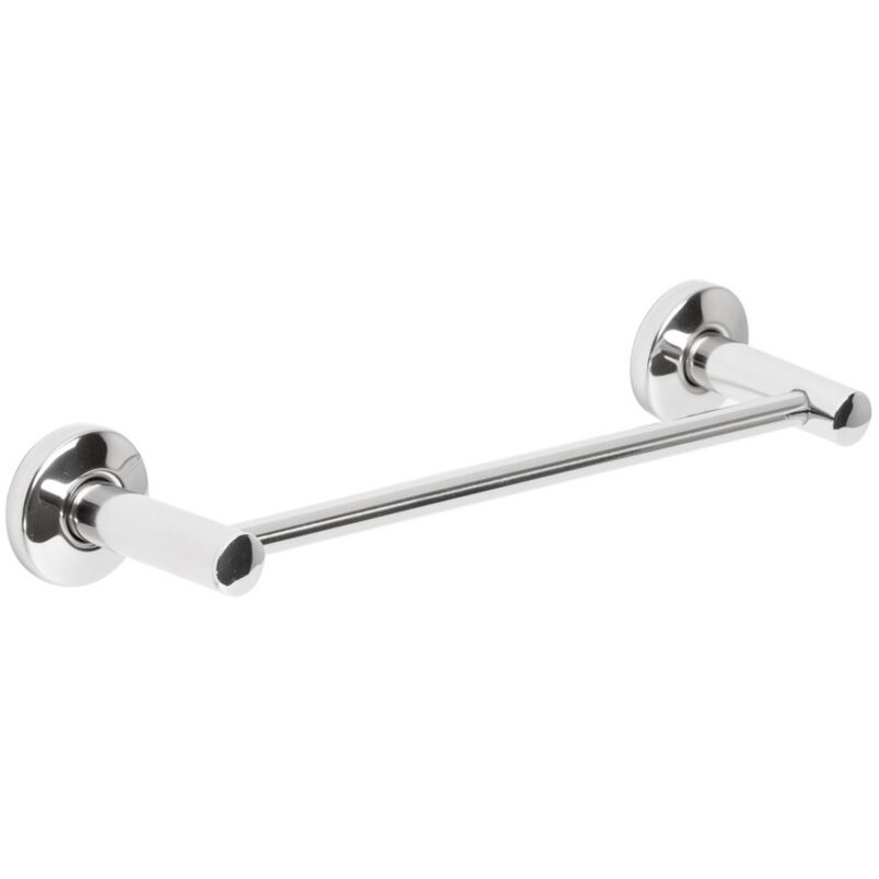 foto del prodotto porta asciugamani 30cm da parete lucida in acciaio mod. t line metaform