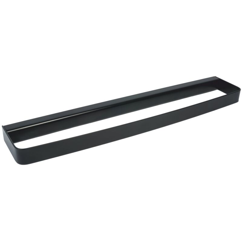 foto del prodotto porta asciugamani 45 a muro in acciaio nero opaco mod. 25 black