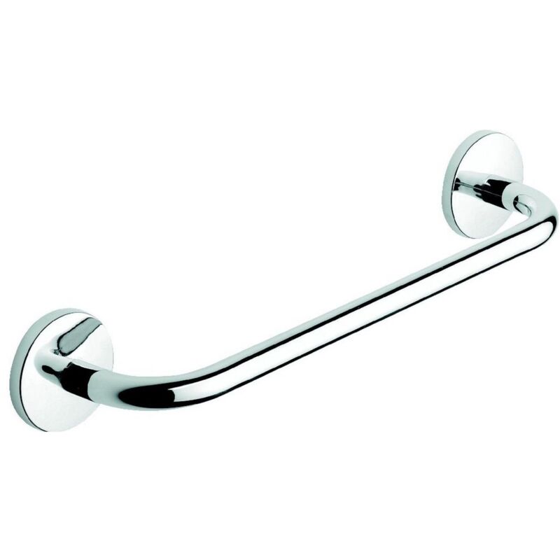 foto del prodotto porta asciugamani 45cm da parete cromo in acciaio cromato mod. one duo cromo metaform