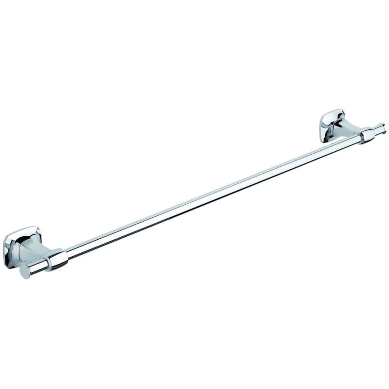 foto del prodotto porta asciugamani 56cm da parete cromo in ottone cromato mod. aida metaform