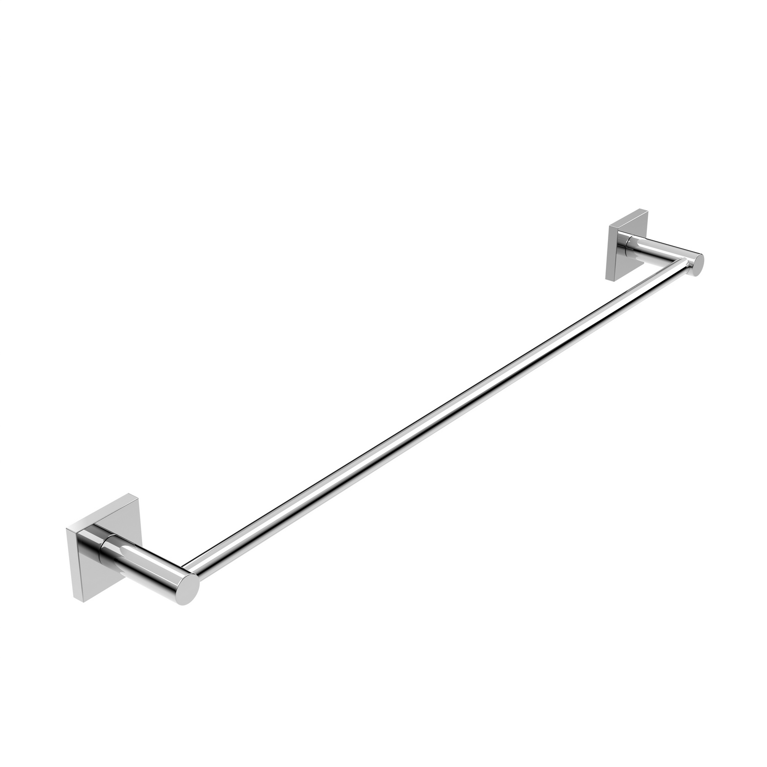 foto del prodotto porta asciugamani 60cm da parete cromo in ottone cromato mod. suite