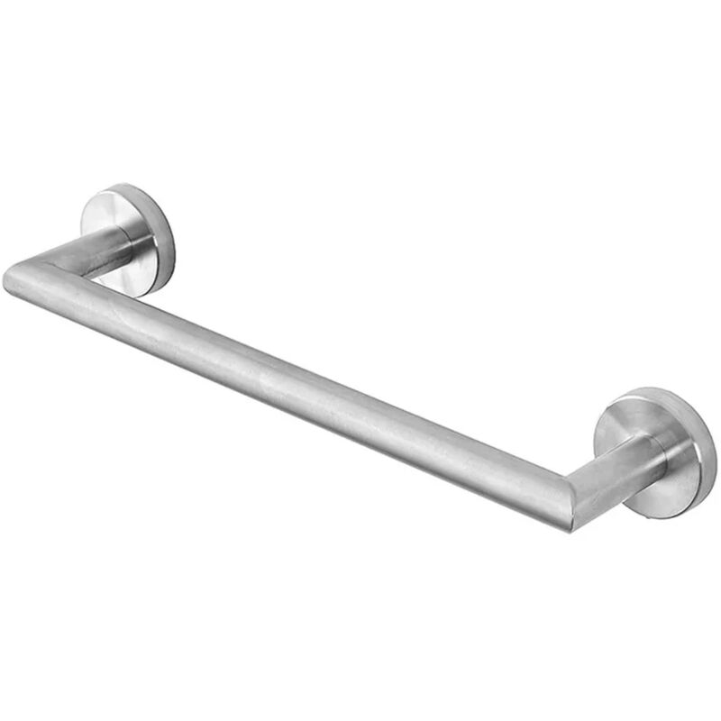 foto del prodotto porta asciugamani a muro 35 cm in acciaio inox satinato galassia