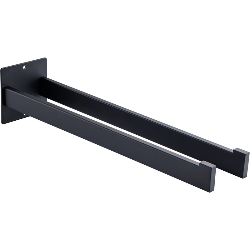 foto del prodotto porta asciugamani acciaio inox doppia barra porta 40cm porta salviette per cucina bagno asciugamani da bagno