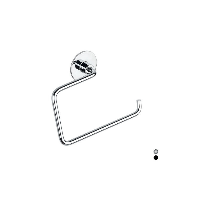 foto del prodotto porta asciugamani ad anello modello wind cromo metaf