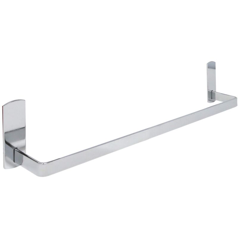 foto del prodotto porta asciugamani adesivo 25x7x6,5, alluminio cromato armobany