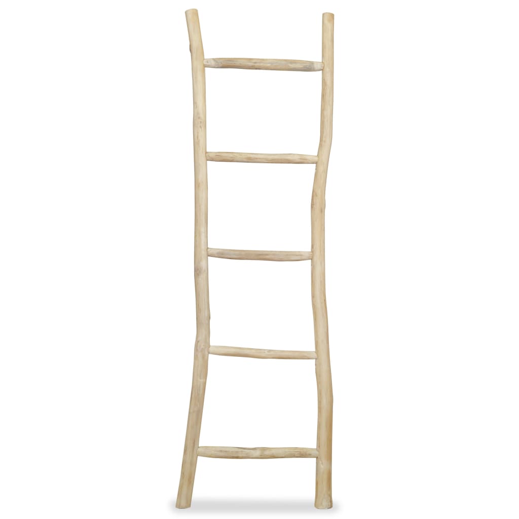 foto del prodotto porta asciugamani da bagno con 5 barre 45 x 150 cm teak naturale 02 0001635