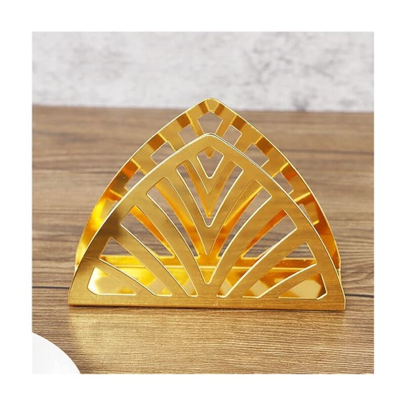 foto del prodotto porta asciugamani da cucina, porta asciugamani in metallo triangolo oro, porta asciugamani da cucina, porta asciugamani in acciaio inox, porta