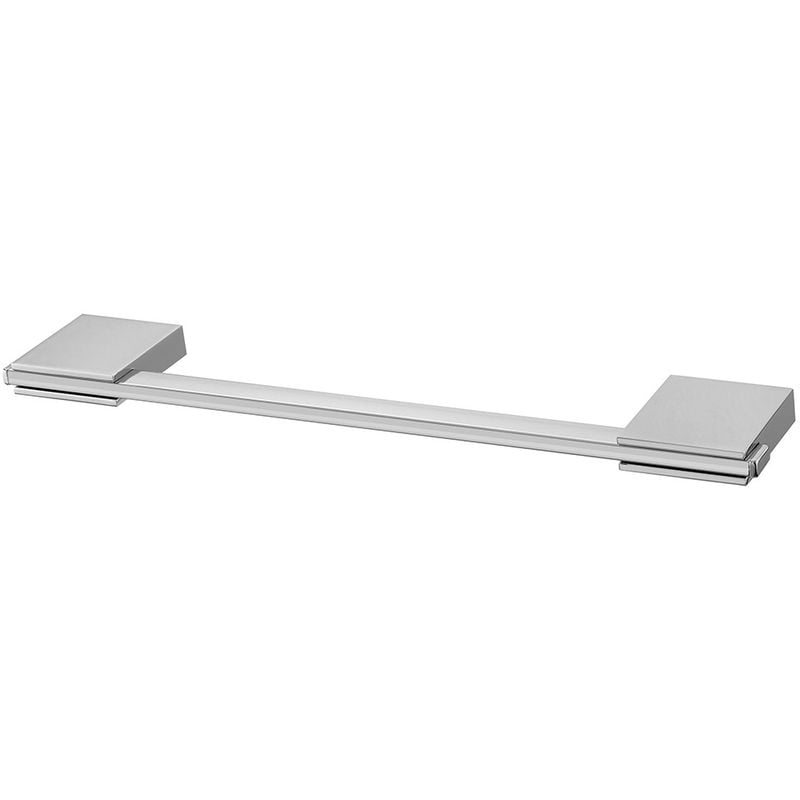 foto del prodotto porta asciugamani da parete 30 cm in acciaio cromato futura