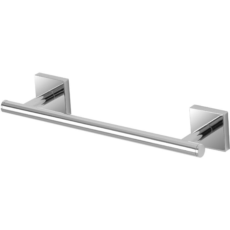 foto del prodotto porta asciugamani dritto da muro 30 cm in acciaio cromo serie easy