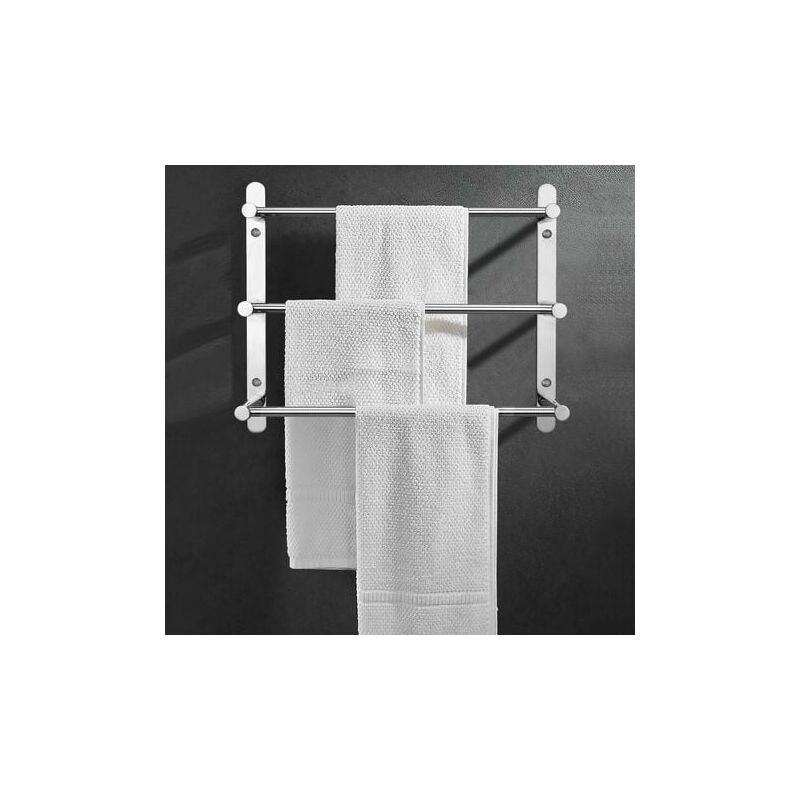 foto del prodotto porta asciugamani multistrato in acciaio inossidabile 304, 60 cm, montaggio a parete, 3 barre, per bagno e cucina
