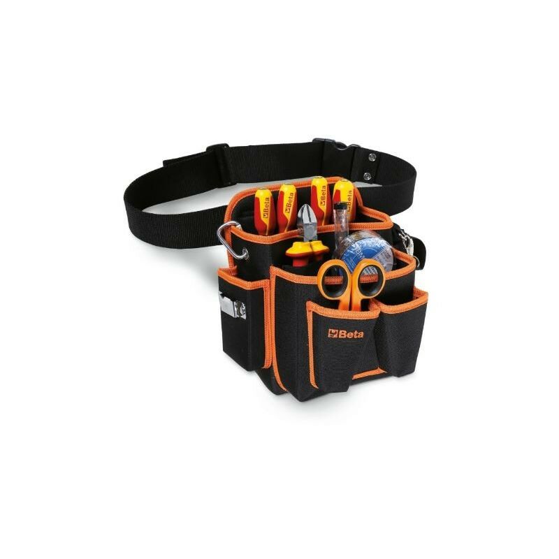 foto del prodotto porta attrezzi con assortimento di 8 utensili per elettrotecnica beta 2005pa et