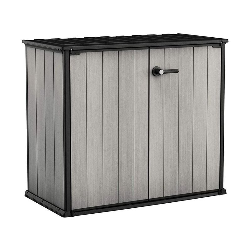 foto del prodotto porta attrezzi multiuso in resina patio store 1000 lt 139.5x77x120 cm grigio keter