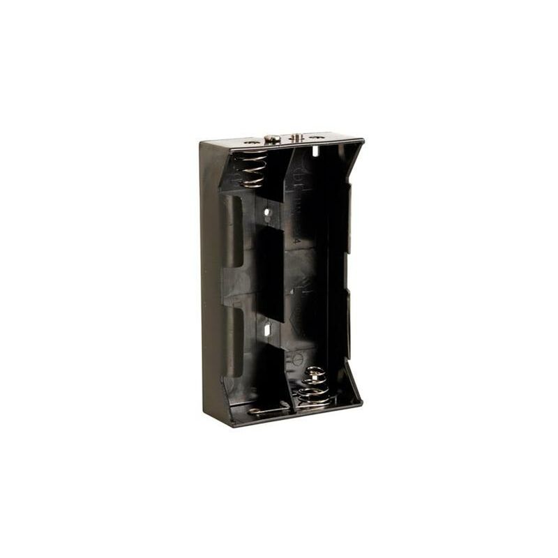 foto del prodotto porta batterie per 4 x d cell con terminali a scatto 