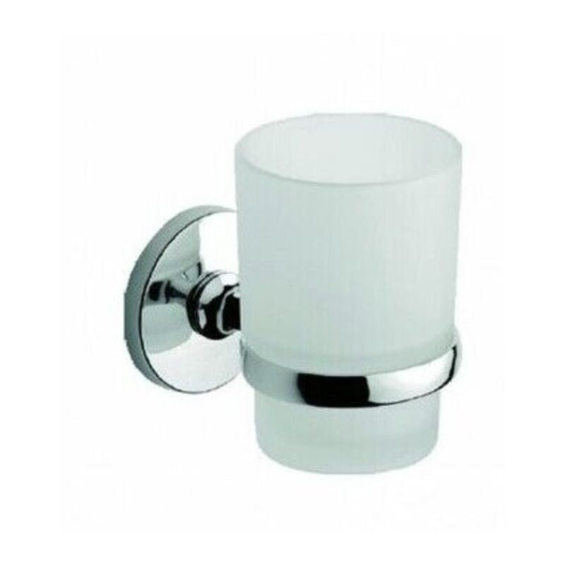 foto del prodotto porta bicchiere metaform, colore bianco in ottone