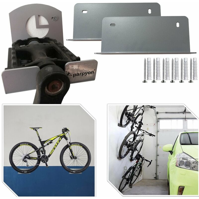 foto del prodotto porta biciclette da muro gancio bici muro, portabici da tetto, porta bici, supporto bici parpyon