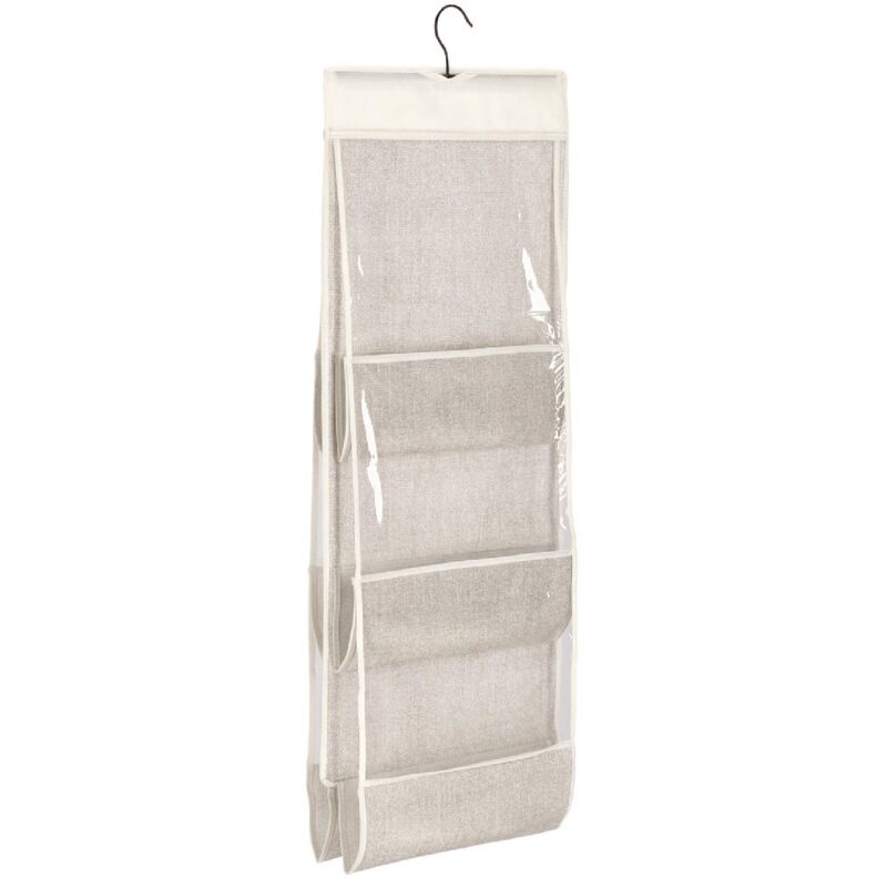 foto del prodotto porta borse tidy beige verticale 6 comparti