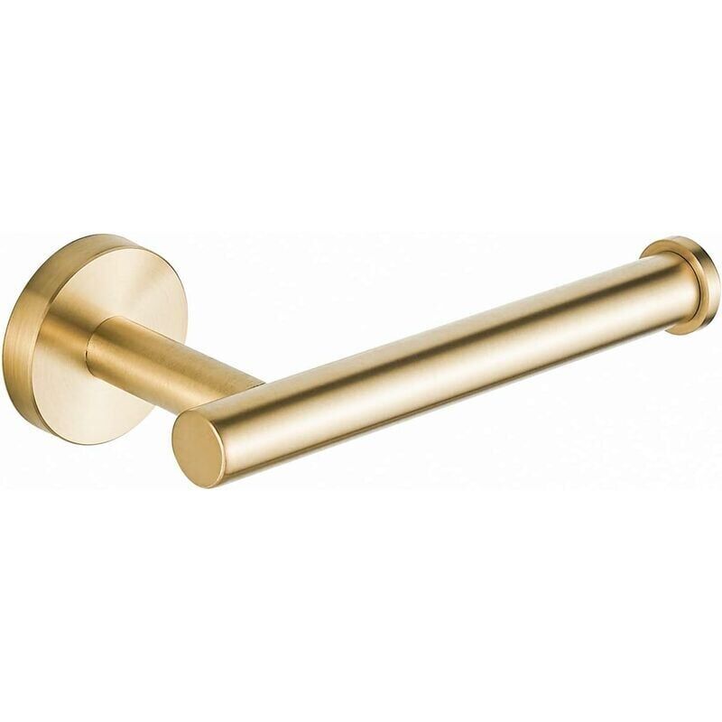 foto del prodotto porta carta igienica in acciaio inox 304 porta rotolo carta igienica in ottone spazzolato