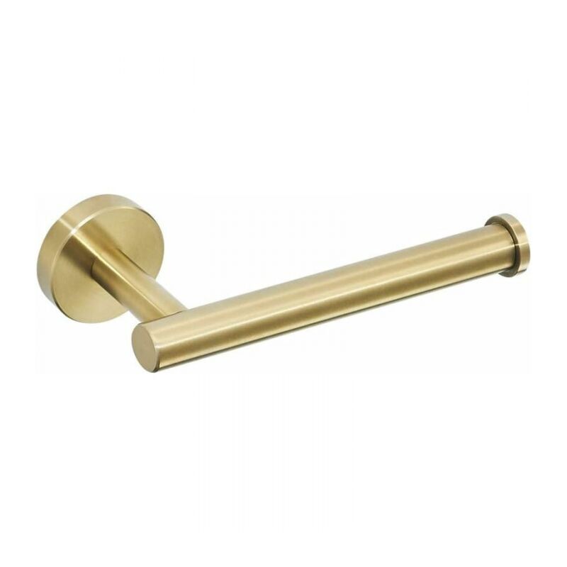 foto del prodotto porta carta igienica in acciaio inox 304 porta rotolo di carta igienica a parete per bagno accessorio per wc in oro spazzolato