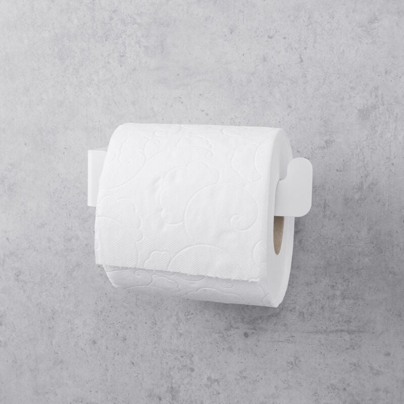 foto del prodotto porta carta igienica, in acciaio inox, bianco, destra, zenda daske