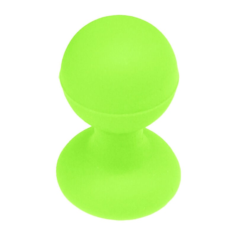 foto del prodotto porta cellulare in silicone con ventosa e testa tonda, verde