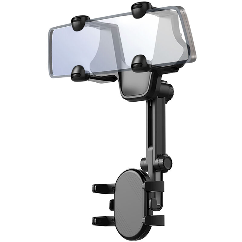 foto del prodotto porta cellulare per auto per braccio specchietto retrovisore 18 cm nero