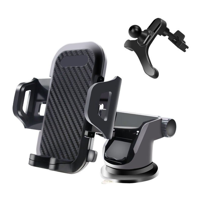 foto del prodotto porta cellulare per auto porta cellulare ventilazione e ventosa 3 in 1 porta cellulare universale per auto porta smartphone rapanda