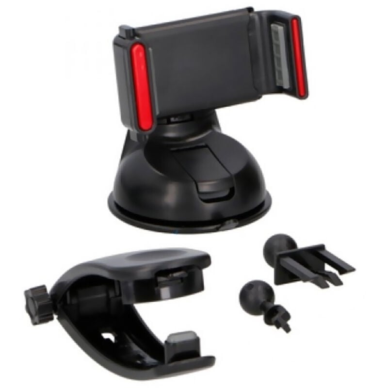 foto del prodotto porta cellulare supporto auto universale cellulari smartphone gps con ventosa trade shop traesio