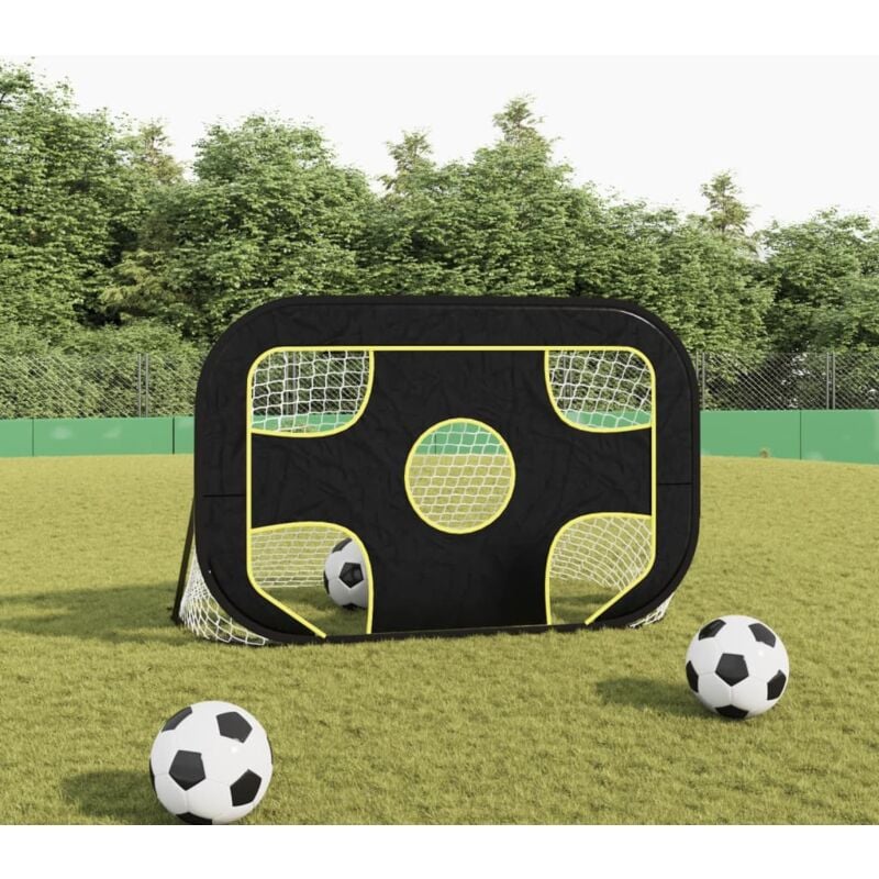 foto del prodotto porta da calcio con bersagli 120x80x80 cm in poliestere vidaxl