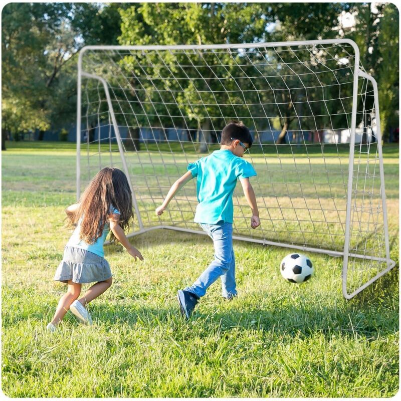 foto del prodotto porta da calcio in metallo grande per allenamento 215x153