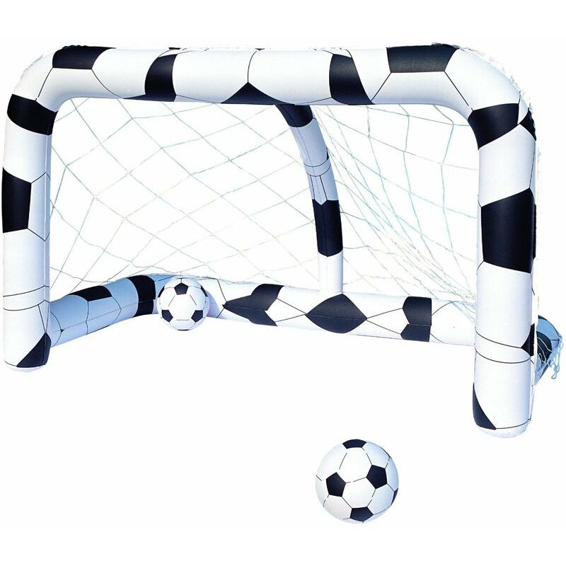 foto del prodotto porta da calcio rete gonfiabile 213x122x137cm con 2 palloni giardino bestway