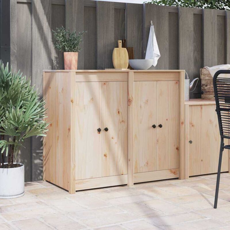 foto del prodotto porta da cucina con porta 2 pcs crema 50 x 9 x 82 cm vidaxl
