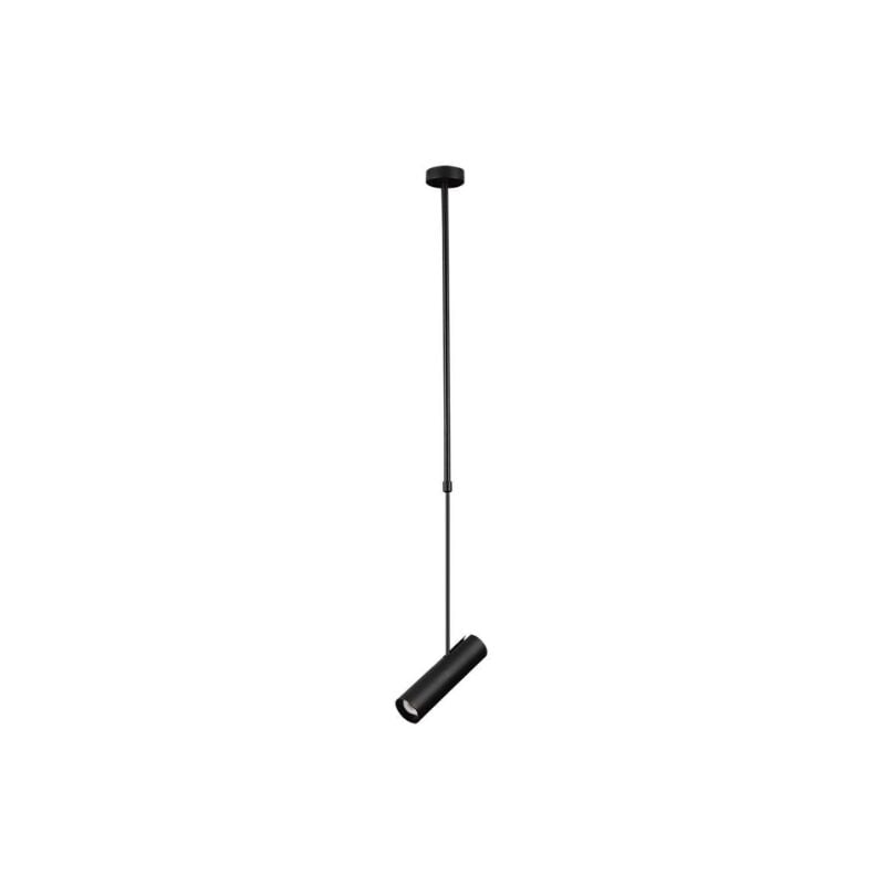 foto del prodotto porta della lampada in alluminio gu10 nero