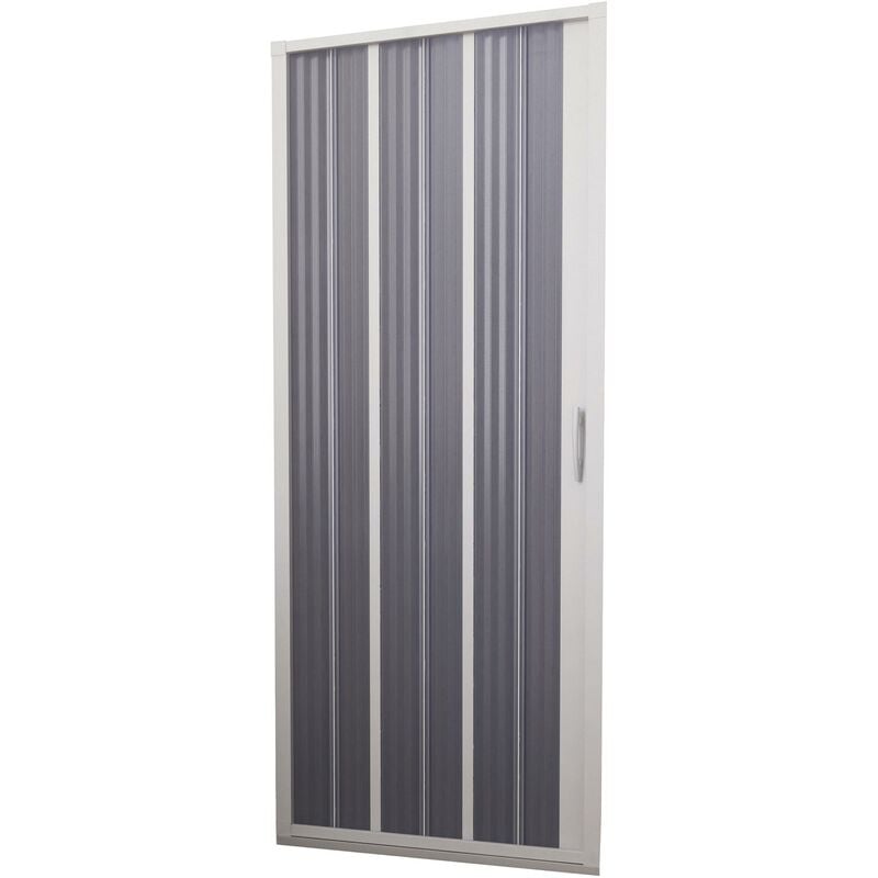 foto del prodotto porta doccia 1 anta a soffietto in pvc h185 cm dorini bianco 80 cm
