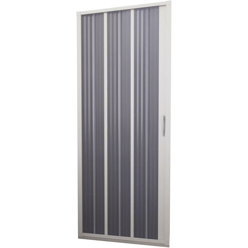 foto del prodotto porta doccia 140 cm 1 anta a soffietto in pvc h185 cm dorini bianco