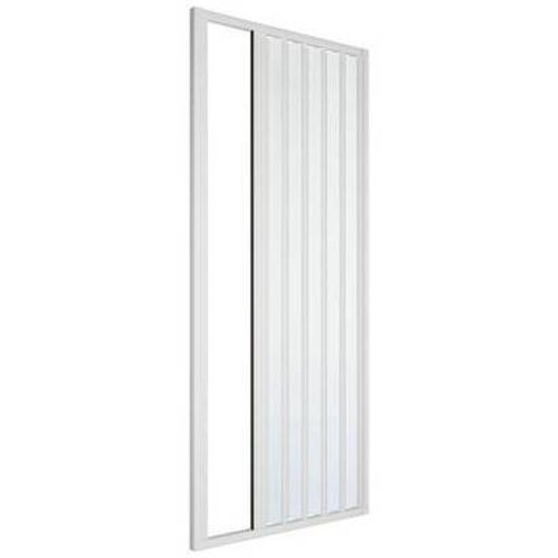 foto del prodotto porta doccia a soffietto 1 lato riducibile 80 100 cm nicchia box doccia