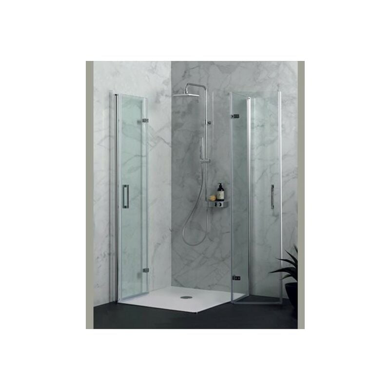 foto del prodotto porta doccia a soffietto angolare anticalcare tps35 cm 90 di