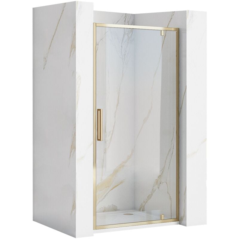 foto del prodotto porta doccia battente rapid swing gold 90