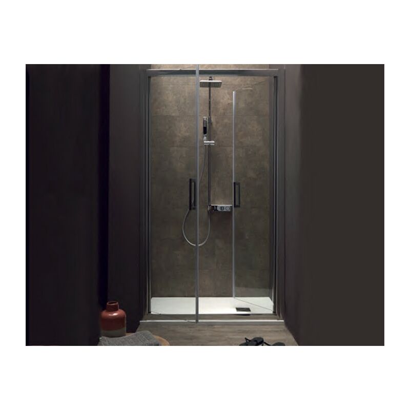 immagine 0 del prodotto porta doccia fpsl60 in cristallo 6 mm trasparente cm. 120 con