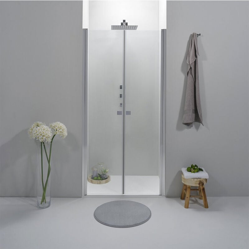 foto del prodotto porta doccia nicchia elite 100 cm saloon trasparente