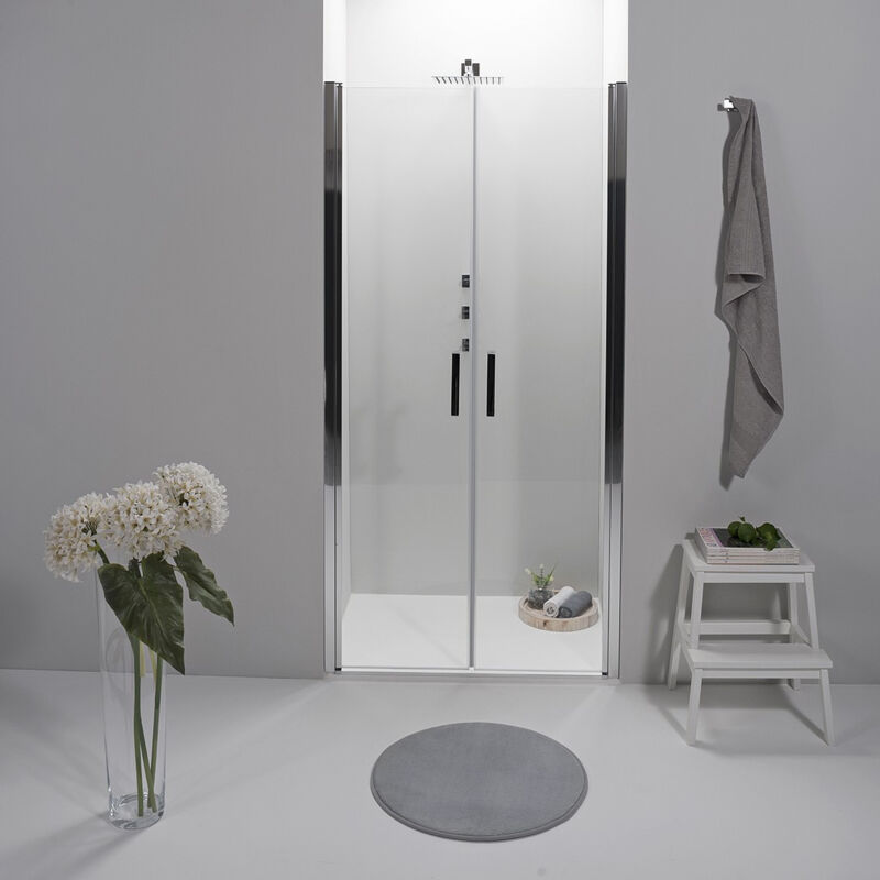 foto del prodotto porta doccia nicchia elite 120 cm saloon trasparente