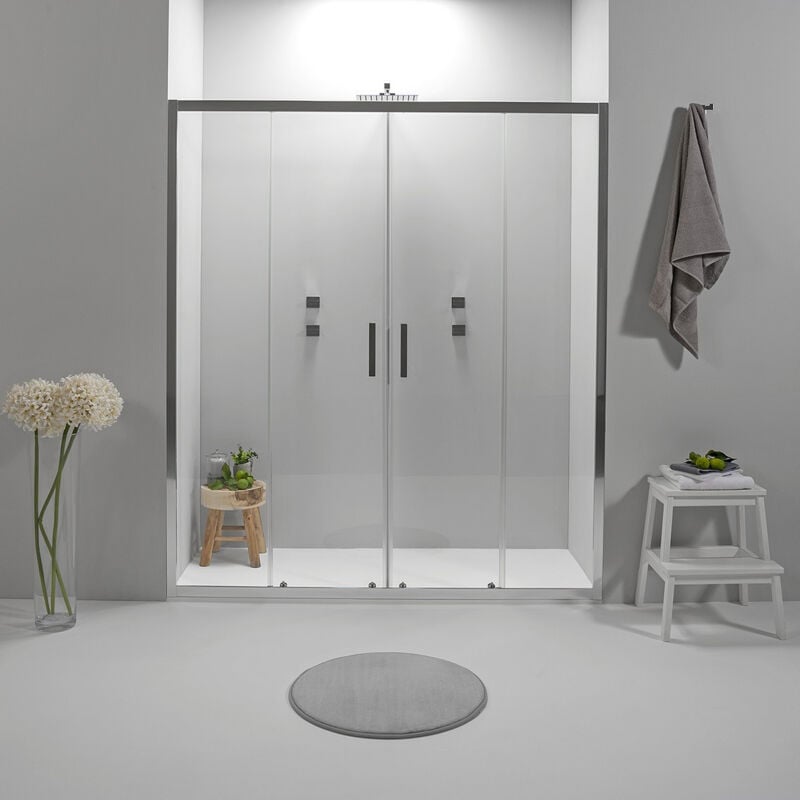 foto del prodotto porta doccia nicchia elite 170 cm scorrevole trasparente