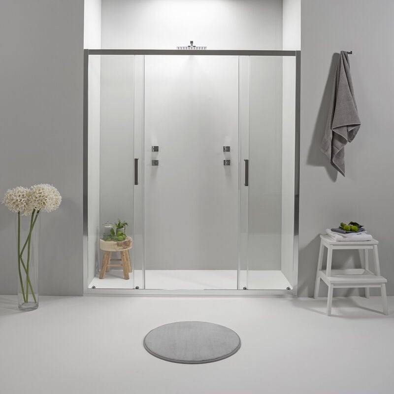 foto del prodotto porta doccia nicchia elite 180 cm scorrevole trasparente