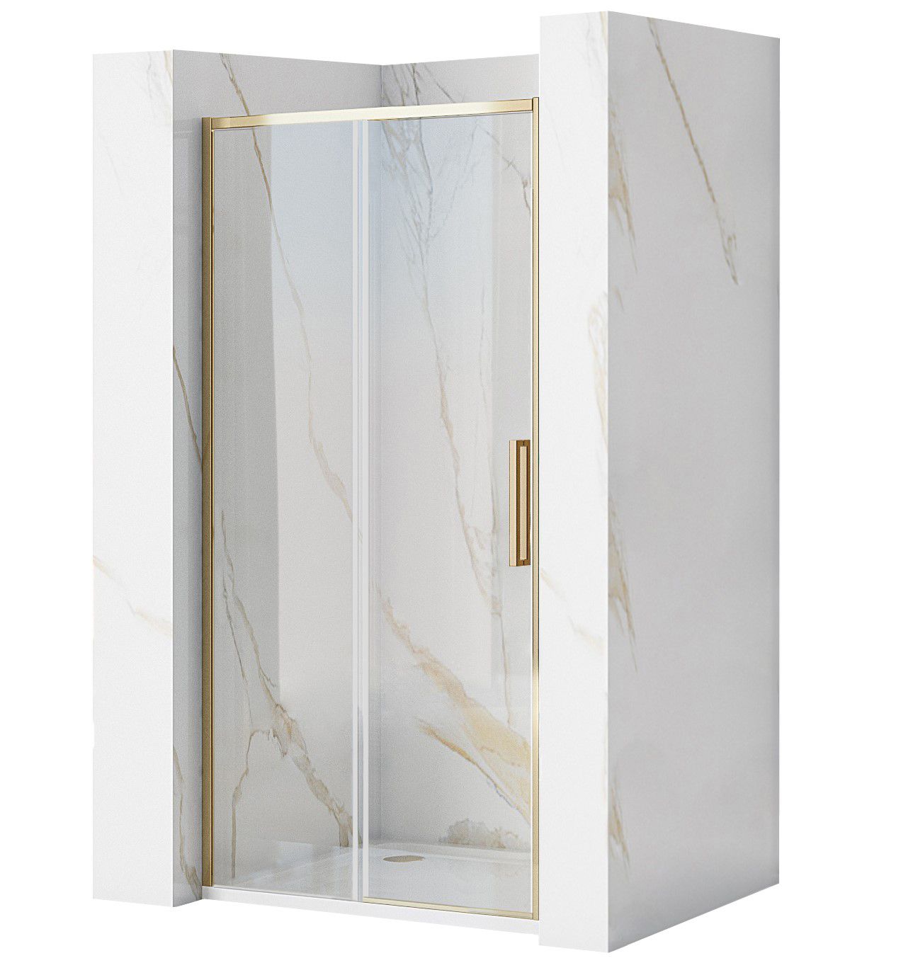 foto del prodotto porta doccia rea rapid slide 100 gold