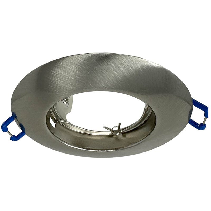 foto del prodotto porta faretto ad incasso fisso per cantrosoffitto supporto tondo per faretti lampada in alluminio