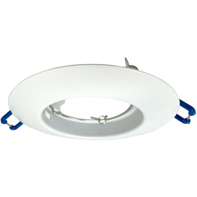 foto del prodotto porta faretto ad incasso fisso per cantrosoffitto supporto tondo per faretti lampada in alluminio