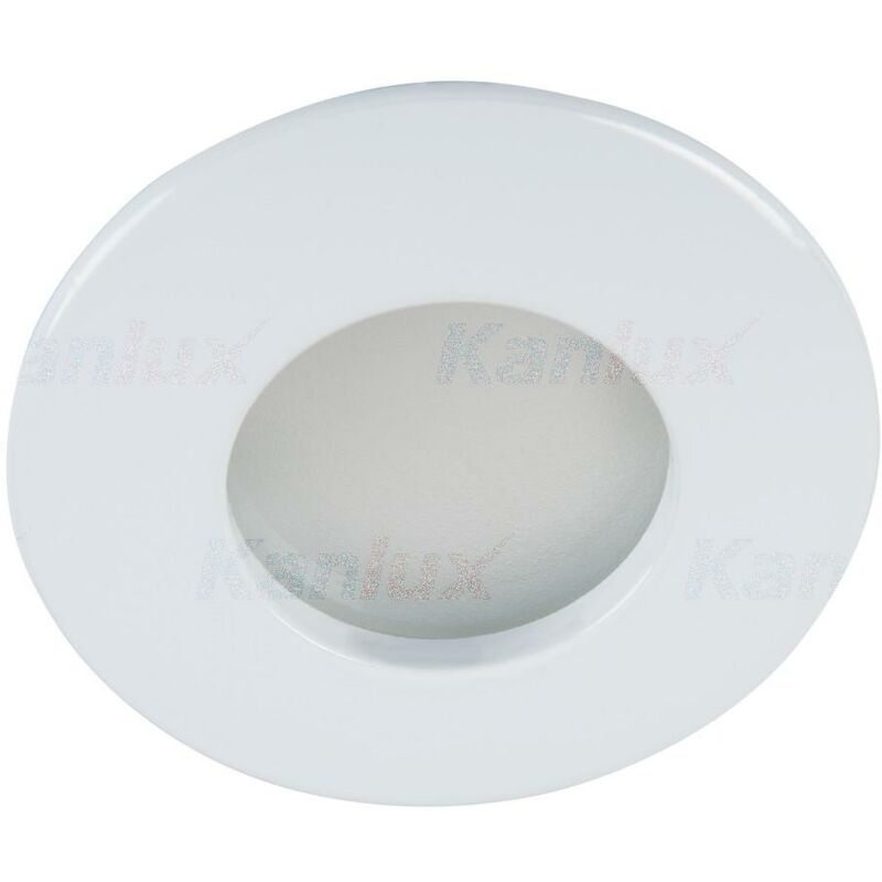 foto del prodotto porta faretto incasso bagno qules tondo bianco gu10