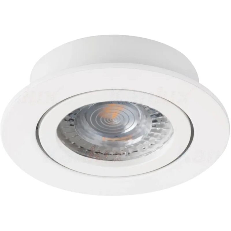 foto del prodotto porta faretto incasso dalla tondo orientabile bianco gx5,3 1 luce