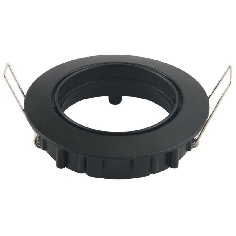 foto del prodotto porta faretto incasso nero gu10 tondo 8955 v tac